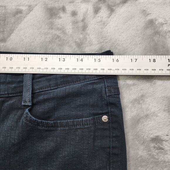 Gloria Vanderbilt Jeans Womens 10 SHORT Black Mid Rise Straight Leg Stretch - Picture 10 of 14